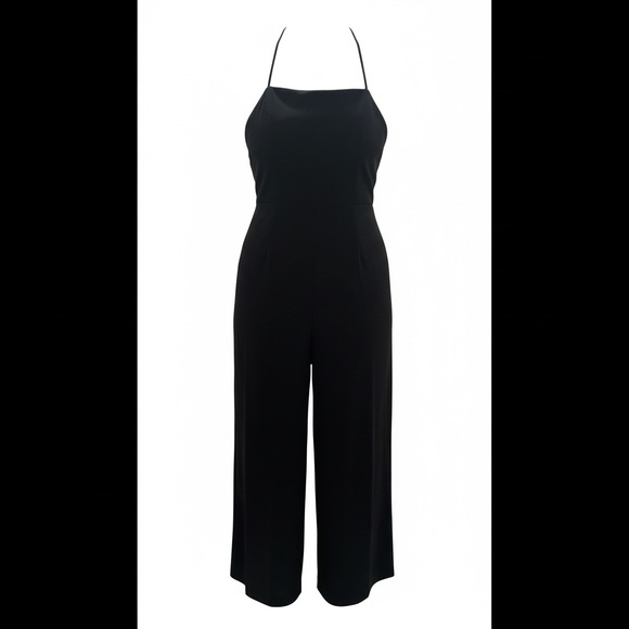 Forever 21 Black Contemporary Backless Crisscross Jumpsuit. - Picture 8 of 8